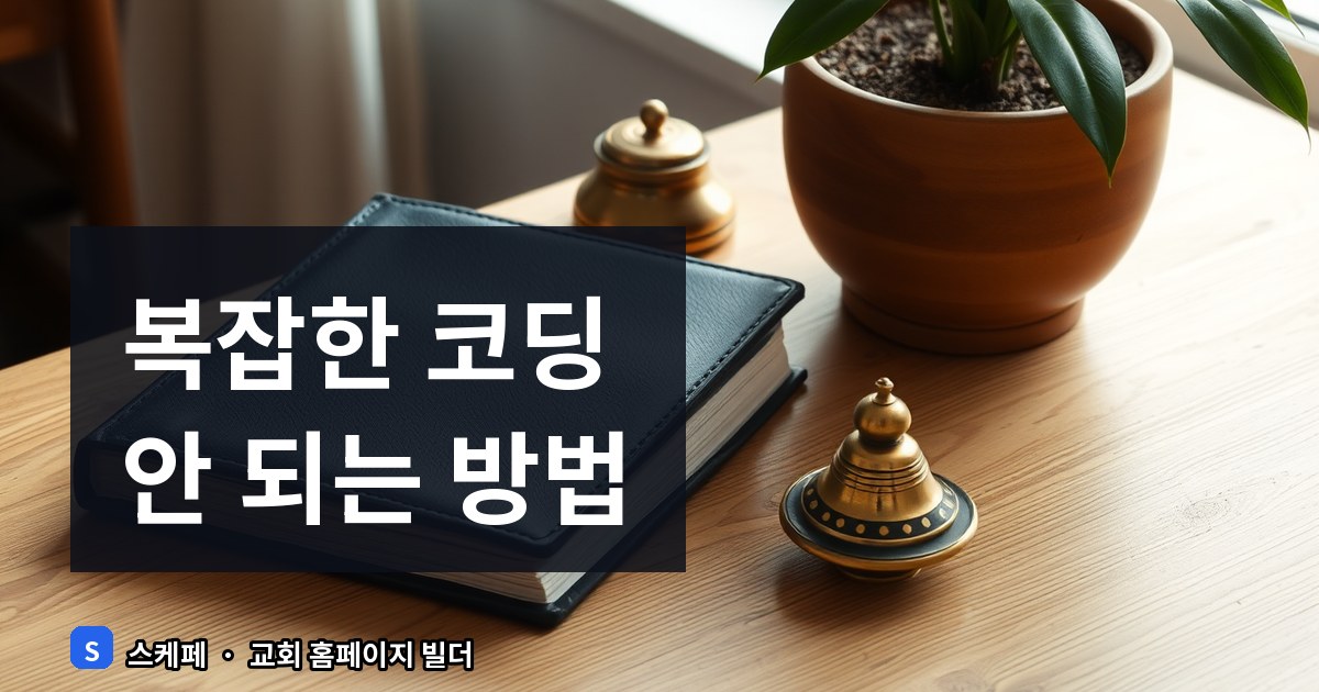 온라인 예배 영상, 홈페이지에 올리는 가장 간단한 방법