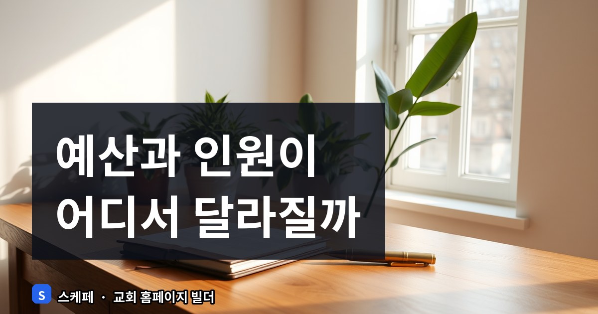 교회 홈페이지 제작, 외주와 노코드 빌더 선택 기준과 비교